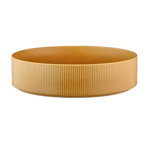 Lot De 2 Saladiers En Grès Jaune D