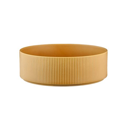 Lot De 2 Saladiers En Grès Jaune D