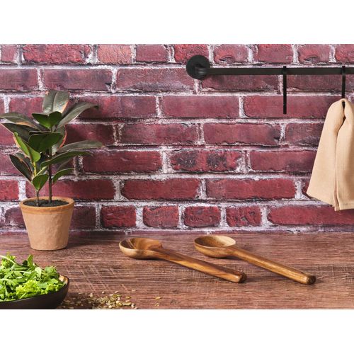 Lot De 2 Couverts à Salade En Bois Marron D