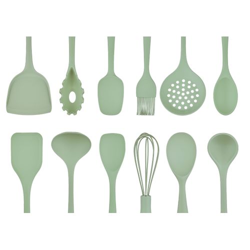 Set D'ustensiles De Cuisine En Silicone Ivar - 15 Pièces