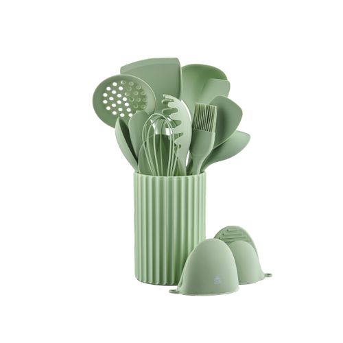 Set D'ustensiles De Cuisine En Silicone Ivar - 15 Pièces