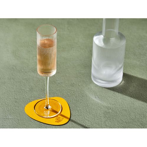 Lot De 6 Verres à Champagne En Cristallin (cristal Sans Plomb) Transparent D4.7
