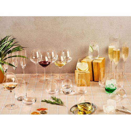 Lot De 24 Set Complet En Cristallin (cristal Sans Plomb) Transparent D