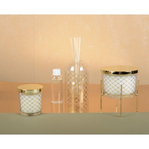Diffuseur Doré Musc 8.5x14cm