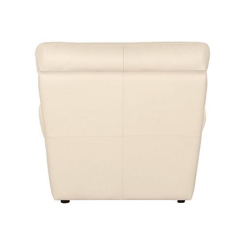 Fauteuil 1 Place En 100% Tout Cuir Italien Vachette Osatis, Couleur Beige