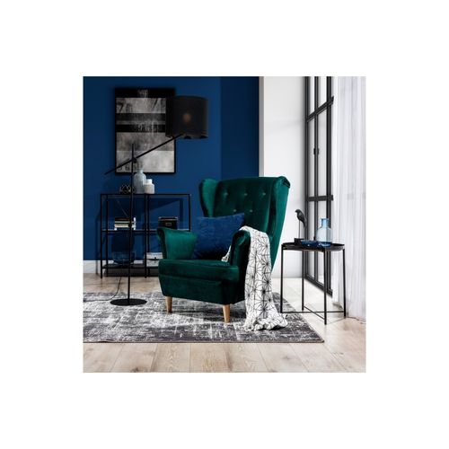 Fauteuil 1 Place En Velours Arnaud Vert Foncé