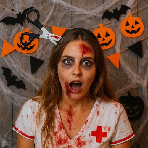 Serre-tête Ciseaux Halloween – Accessoire Déguisement