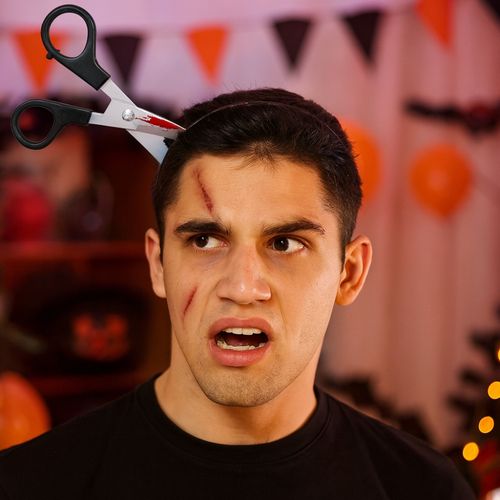 Serre-tête Ciseaux Halloween – Accessoire Déguisement