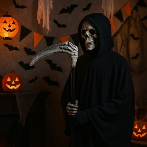 Grande Faux Squelette 120 Cm – Accessoire Halloween Réglable