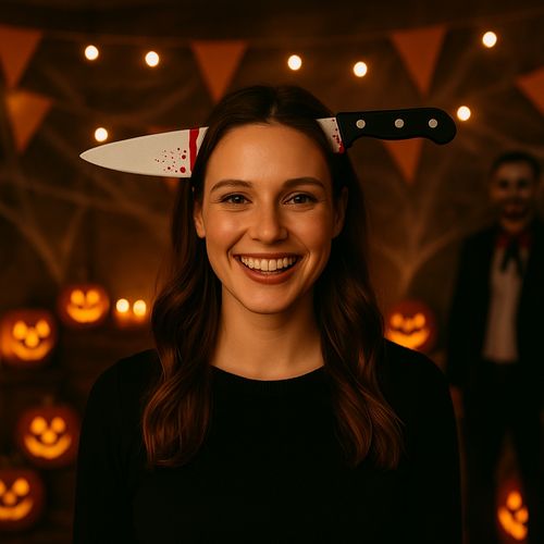 Serre-tête Couteau Halloween – Accessoire Déguisement Unisexe