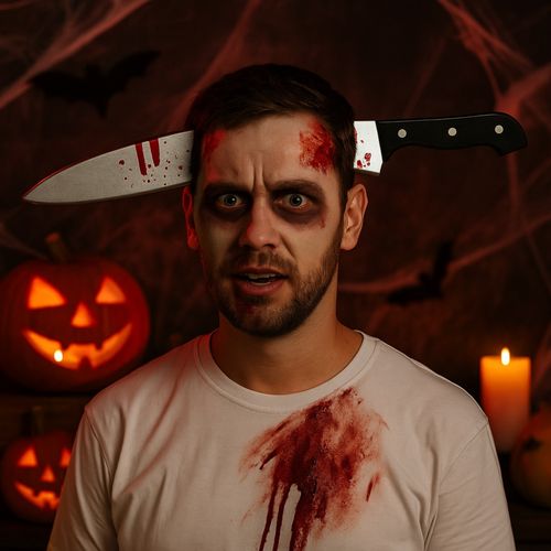 Serre-tête Couteau Halloween – Accessoire Déguisement Unisexe