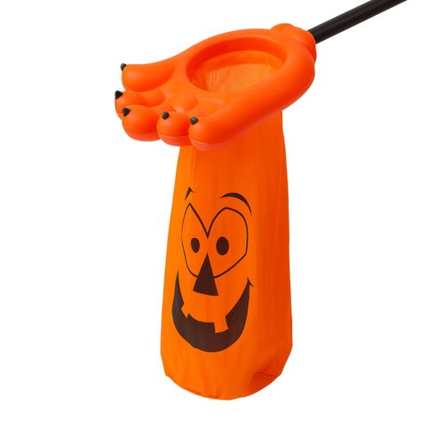 Main à Bonbons Halloween Sac Main De Monstre Orange Noir 45 Cm Trick Or Treat Panier