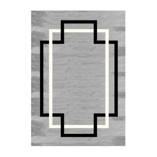 Tapis De Salon Profil Gris - 80x150cm