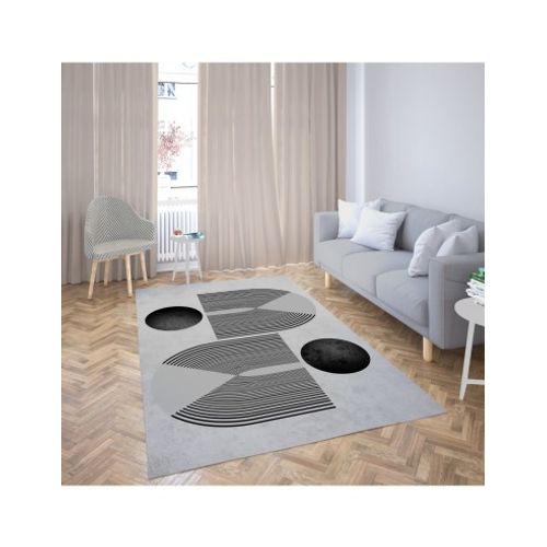 Tapis De Salon Seventies Taupe - 160x230cm