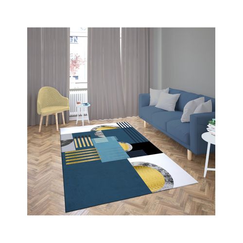 Tapis De Salon Jodhpur Bleu - 120x180cm