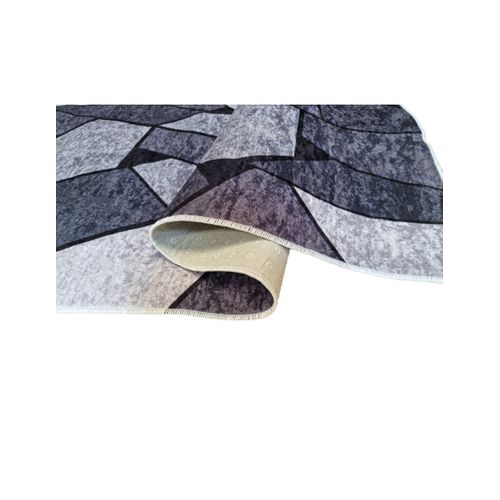 Tapis De Salon Geometrique Gris - 120x180cm