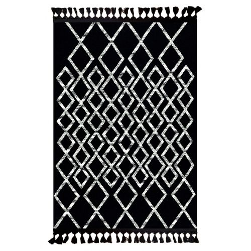 Tapis De Salon Berbere Fas Noir - 80x150cm