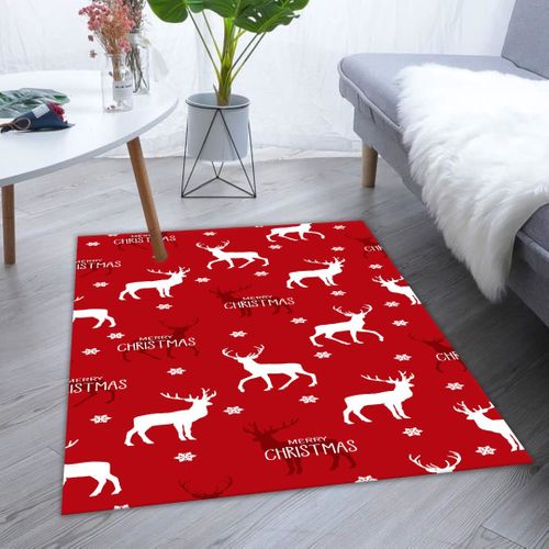 Tapis De Noel Renne Rouge - 70x140cm