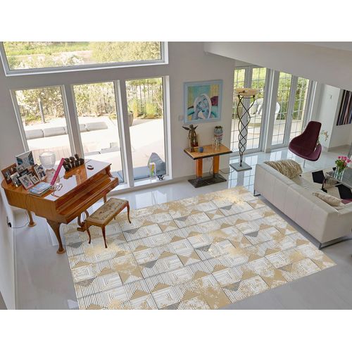 Tapis De Salon Arad Beige - 80x150cm