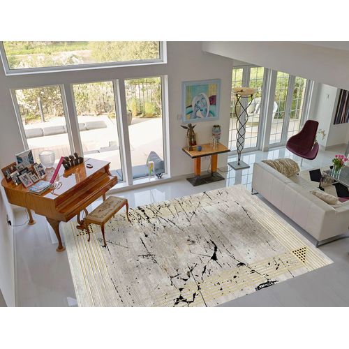 Tapis De Salon Lask Gold - 80x150cm