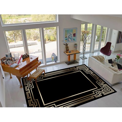 Tapis De Salon Laby Noir - 180x280cm