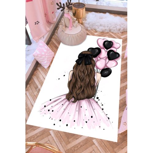 Tapis Enfant Feerie Blanc - 80x150cm