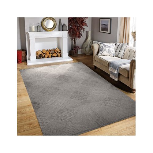 Tapis De Salon Kelkit G6007, Marron, 160x230cm
