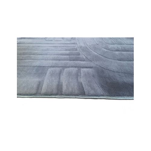 Tapis De Salon Zumrut Ovale, Anthracite, 80x300