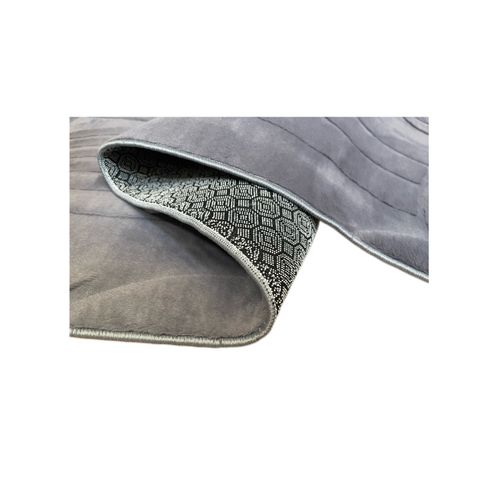 Tapis De Salon Zumrut Ovale, Anthracite, 120x180