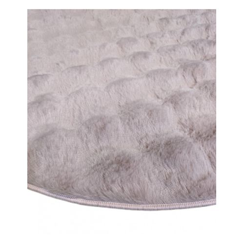 Tapis De Salon Rond Toscana Rose - 120x120cm