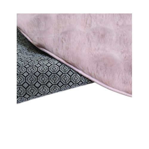 Tapis De Salon Rond Toscana Rose - 120x120cm