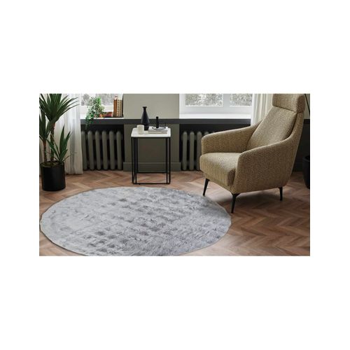 Tapis De Salon Rond Toscana Gris - 120x120cm