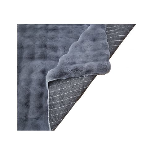 Tapis De Salon De Couloir Toscana Anthracite - 80x300cm