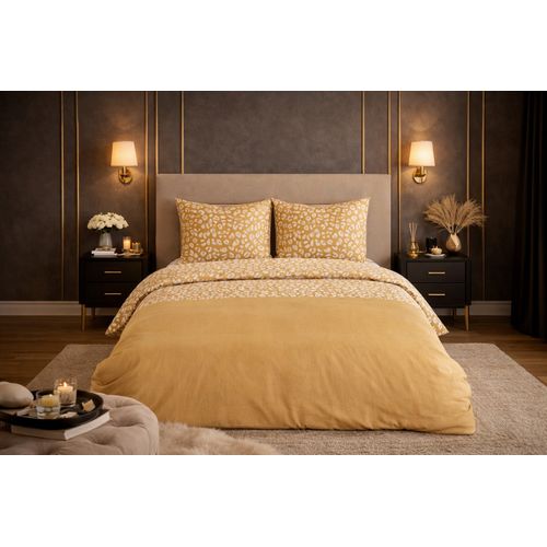 Parure De Lit En Coton Réversible - Imprimé Peau De Bête