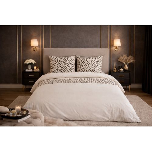 Parure De Lit En Coton Réversible - Imprimé Peau De Bête