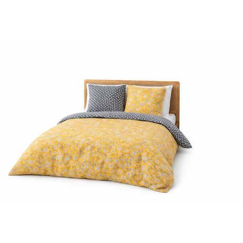 Parure De Lit Réversible Coton 52 Fils Floral