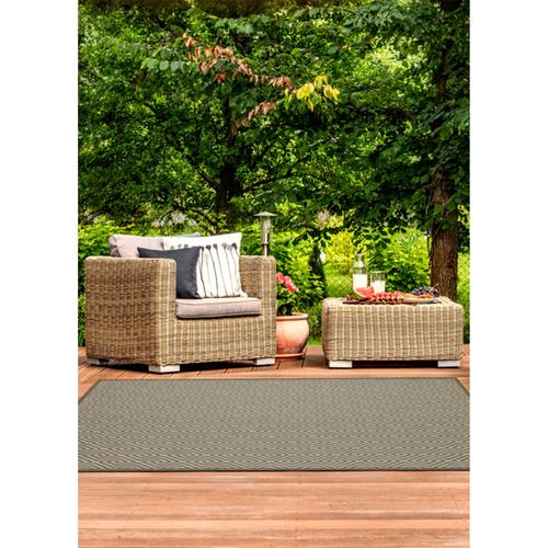 Tapis Extérieur Intérieur Tissé Kilim Marron - Bahamas 139 - 230 x 160 cm