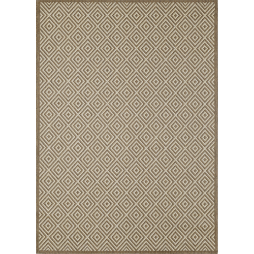 Tapis Extérieur Intérieur Tissé Kilim Marron - Bahamas 139 - 230 x 160 cm