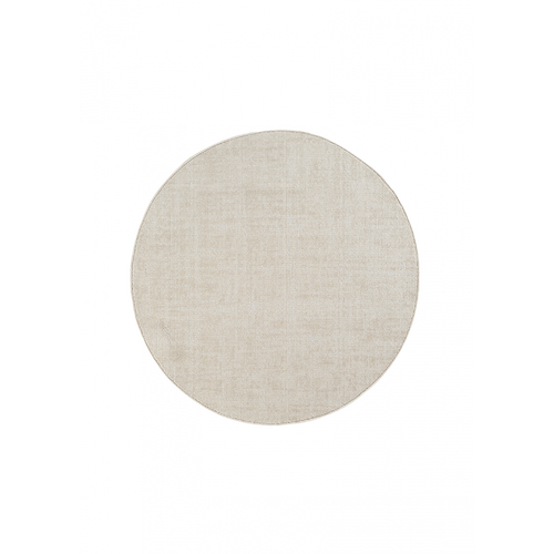 Tapis Uni Chiné Berne Beige - 160x160 Cm