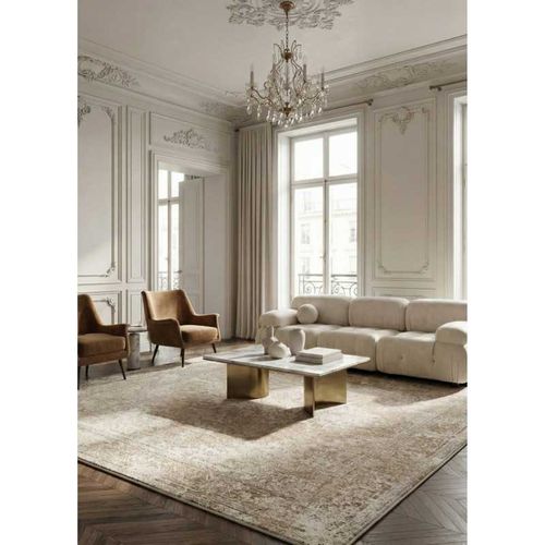 Tapis Vintage Beige - Oran 336 Beige - 120x170 Cm