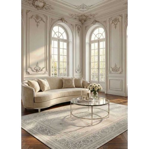Tapis Oriental Brillant Venezia Argent - 160x230 Cm