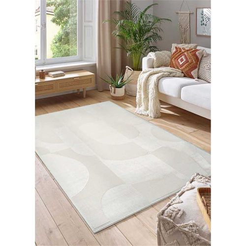 Tapis Géométrique Crème - Marseille 326 Crème - 240x330 Cm