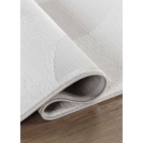 Tapis Géométrique Crème - Marseille 326 Crème - 80x300 Cm