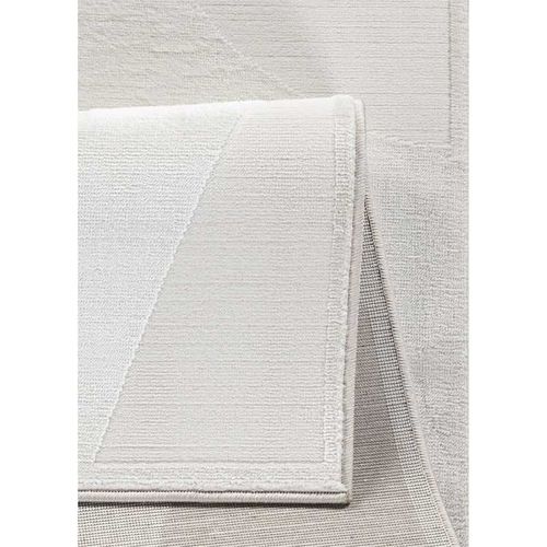 Tapis Géométrique Crème - Marseille 326 Crème - 80x300 Cm