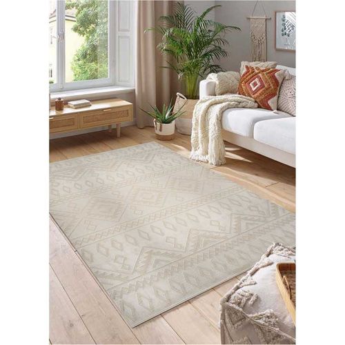 Tapis Berbère Beige - Marseille 143 Beige - 80x150 Cm