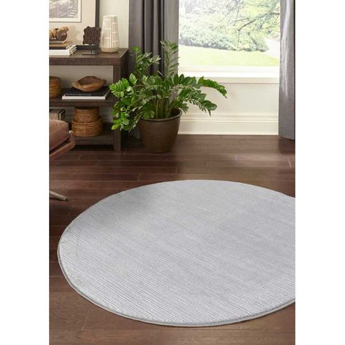 Tapis Uni London Gris - 240x240 Cm