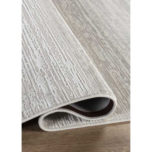 Tapis Uni Satiné Atlanta 78 Gris - 80x300 Cm