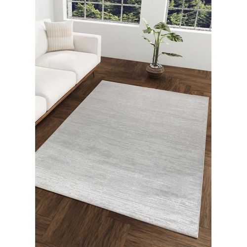 Tapis Uni Satiné Atlanta 78 Gris - 80x300 Cm
