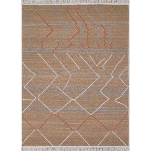 Tapis Réversible Berbère Terracotta Taupe Colorado 09 Taupe - 80x150 Cm