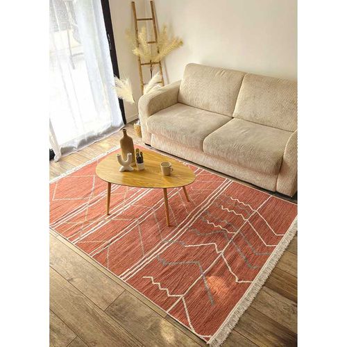 Tapis Réversible Berbère Terracotta Taupe Colorado 09 Taupe - 120x170 Cm